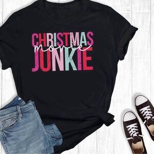 Christmas Movie Junkie Tee